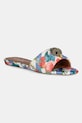 Kurt Geiger London papuci Kensington Flat Sandal textil multicolor 4368919609.WHITEOTH