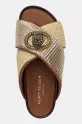 Kurt Geiger London klapki Chelsea Cross Strap złoty 3973166189.GOLDCOMB
