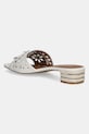 Взуття Замшеві шльопанці Kurt Geiger London Flower Low Sandal 4493544209.BONECOMB сірий