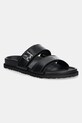 MSGM klapki skórzane płaski czarny 3841MDS455.974.99