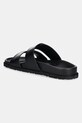 Obuwie MSGM klapki skórzane 3841MDS455.974.99 czarny
