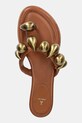 Patrizia Pepe klapki skórzane brązowy 2X0098.L026.B815