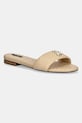 Patrizia Pepe slapi de piele piele bej 8X0078.L048.B824