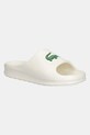 Παντόφλες Lacoste SERVE SLIDE 2.0 ίσια πλατφόρμα μπεζ 48CFA0022
