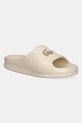 Παντόφλες Lacoste SERVE SLIDE 2.0 ίσια πλατφόρμα μπεζ 49CFA0025