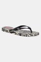 Žabky Ipanema ANIMAL PRINT plochý černá 83617.AY386