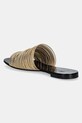 Încălțăminte Giuseppe Zanotti slapi de piele Nuvoroll E500052.003 aur