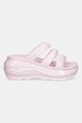 Pantofle Crocs Mega Crush Tripe Strap 209842.6ZW růžová SS25
