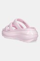 Boty Pantofle Crocs Mega Crush Tripe Strap 209842.6ZW růžová