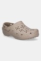 Pantofle Crocs Classic Floral Cut Out Clog klín hnědá 210927.214