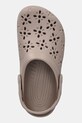 Pantofle Crocs Classic Floral Cut Out Clog hnědá 210927.214