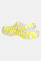 Încălțăminte Crocs papuci Classic Gingham Clog 211006.78R galben