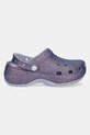 Шлепанцы Crocs Platform Irid Glitter Clog 211024.5BR фиолетовой SS25