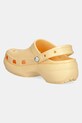 Παπούτσια Παντόφλες Crocs Classic Platform Pearl Clog 211231.78Z πορτοκαλί