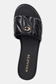 Coach klapki skórzane Holly czarny CR047.BLK