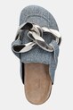 JW Anderson klapki zamszowe niebieski LF0048.LA0238.800