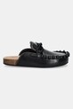 JW Anderson papuci Ruffle Loafer LF0069.LA0323.999 negru SS25