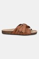 JW Anderson papuci de piele SN0096.LA0161.640 maro SS25