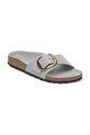 Δερμάτινες παντόφλες Birkenstock Madrid Big Buckle 1029534 γκρί SS25