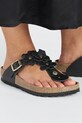 Kožené žabky Birkenstock Gizeh Flowers 1026719