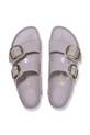 Kožené šľapky Birkenstock Arizona Hammered Buckle 1029784 fialová