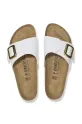 Birkenstock klapki Catalina Patent Cushion Buckle 1029437 biały