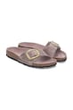 Kožené pantofle Birkenstock Madrid Big Buckle fialová 1029300