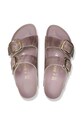 Шкіряні шльопанці Birkenstock Arizona Big Buckle 1029266 фіолетовий