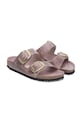 Birkenstock papuci de piele Arizona Big Buckle violet 1029267