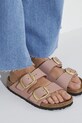 Birkenstock klapki nubukowe Arizona Big Buckle 1023963