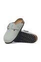 Nubukové pantofle Birkenstock Boston Big Buckle 1029303