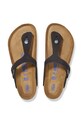 Обувки Джапанки от набук Birkenstock Gizeh SFB 1019023 черен