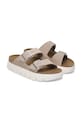 Birkenstock klapki zamszowe Birkenstock x Papillio Arizona Chunky różowy 1029117