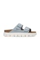 Birkenstock papuci din piele Birkenstock x Papillio Arizona Chunky platformă albastru 1029141