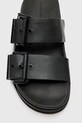 AllSaints slapi de piele Sian Sandal W034FC.BLK negru