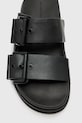Кожаные шлепанцы AllSaints Sian Sandal W034FC.BLK чёрный