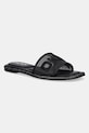 Dkny papuci Badin Logo textil negru K1565205.BLK