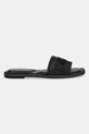 Dkny papuci Badin Logo K1565205.BLK negru SS25