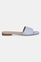 Шкіряні шльопанці Lauren Ralph Lauren Everley Sld 802959143008.400 блакитний SS25