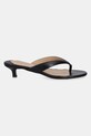 Шкіряні в'єтнамки Lauren Ralph Lauren Francesa 802966841001.001 чорний SS25