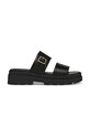 Geox infradito in pelle D ADACTER S pelle fiore nero D55YVA.00043.C9999
