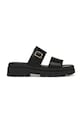 Geox infradito in pelle D ADACTER S pelle fiore nero D55YVA.00043.C9999