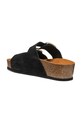 Semišové šľapky Geox D BRIONIA H čierna D551DA.00022.C9999