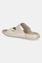 Παπούτσια Nubuck παντόφλες Ecco Cozmo 2-Strap 206823.02378 μπεζ