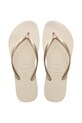 Havaianas japonki SLIM FLATFORM syntetyczny beżowy 4144537.0121