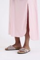 Semišové šľapky Birkenstock Oita Braided 1029123