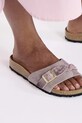 Birkenstock papucs velúrból Oita Braided 1029123