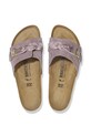 Birkenstock papucs velúrból Oita Braided 1029123 lila