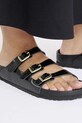 Birkenstock papuci de piele Florida D-Buckle Exq 1029385