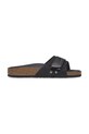 Birkenstock papuci din nubuc Oita fără toc negru 1029313